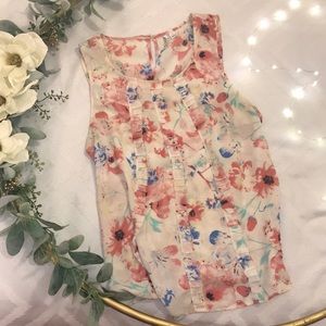 ELLE Floral Blouce